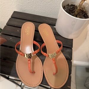 Coach Women's Sandals in Coral